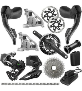Grupo SRAM RED eTap AXS 2x12 Velocidades com Medidor de Potência