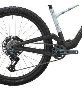 Bicicleta SCOTT Spark RC Team Issue Cinza Dourado / Preto Carbono 2027 - PRÉ VENDA!