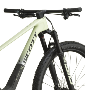 Bicicleta SCOTT Spark RC Team Carbon Verde Creme / Preto Carbono - 2027 - PRÉ VENDA!