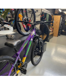 Bicicleta Aro 26 Vikingx Tuff X-25 Grau Freeride Roxa Bicicleta Aro 26 Vikingx Tuff X-25 Grau Freeride Roxa