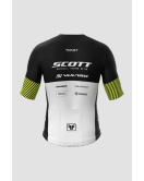 CAMISA AERO FEMININA EQUIPE SCOTT BRANCO/AMARELO CAMISA AERO FEMININA EQUIPE SCOTT BRANCO/AMARELO