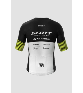CAMISA AERO FEMININA EQUIPE SCOTT BRANCO/AMARELO
