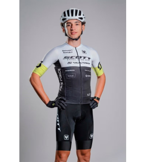 CAMISA AERO MASCULINA EQUIPE SCOTT PRETO/BCO
