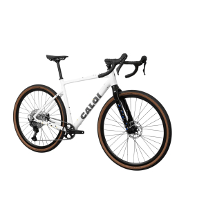 Bicicleta Gravel Caloi Arenita Shimano GRX 1x12 - Branca
