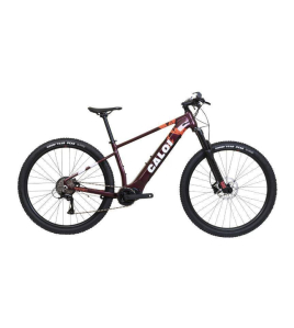 Bicicleta Elétrica Caloi E-Vibe Explorer Shimano 8V | 250W 75Nm | Bateria 504Wh - Cereja