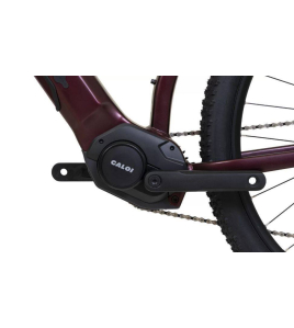 Bicicleta Elétrica Caloi E-Vibe Explorer Shimano 8V | 250W 75Nm | Bateria 504Wh - Cereja