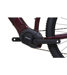 Bicicleta Elétrica Caloi E-Vibe Explorer Shimano 8V | 250W 75Nm | Bateria 504Wh - Cereja