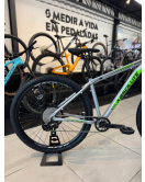 Bicicleta Absolute Wild 29" 12V Prata/Verde