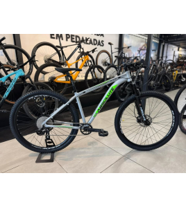 Bicicleta Absolute Wild 29" 12V Prata/Verde Bicicleta Absolute Wild 29" 12V Prata/Verde