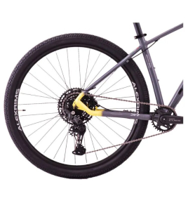 Bicicleta Oggi Big Wheel 7.1 Cues Amarelo e Cinza Bicicleta Oggi Big Wheel 7.1 Cues Amarelo e Cinza