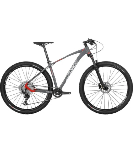 Bicicleta Oggi 7.2 Shimano Deore 12V 2024 Vermelho e Cinza Bicicleta Oggi 7.2 Shimano Deore 12V 2024 Vermelho e Cinza