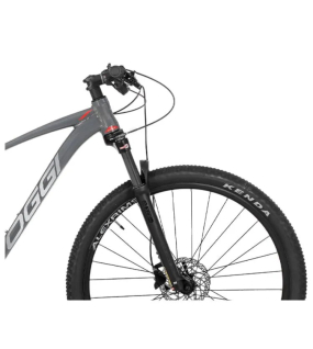 Bicicleta Oggi 7.2 Shimano Deore 12V 2024 Vermelho e Cinza