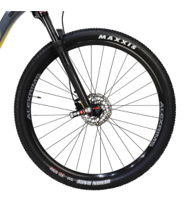 Bicicleta Oggi 7.2 Shimano Deore 12V 2026 Cinza e Amarelo