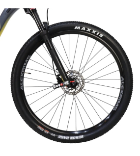 Bicicleta Oggi 7.2 Shimano Deore 12V 2026 Cinza e Amarelo