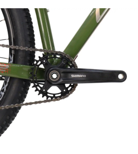 Bicicleta Oggi 7.2 Shimano Deore 12V 2026 Verde e Vermelho