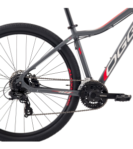 Bicicleta Oggi Float 5.0 HDS Cinza e Vermelho