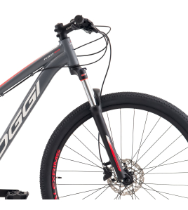 Bicicleta Oggi Float 5.0 HDS Cinza e Vermelho