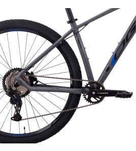 Bicicleta Oggi Hacker HDS 8v Essa Cinza/Azul