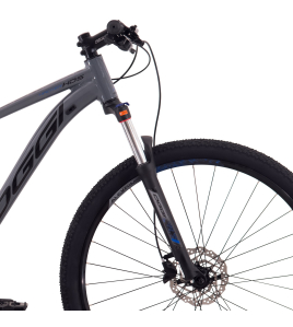 Bicicleta Oggi Hacker HDS 8v Essa Cinza/Azul