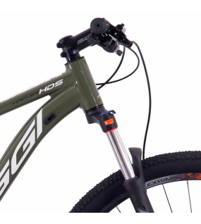 Bicicleta Oggi Hacker HDS 8v Essa Verde/Laranja