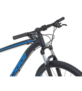 Bicicleta Oggi Hacker Sport 21v Preto e Azul Bicicleta Oggi Hacker Sport 21v Preto e Azul