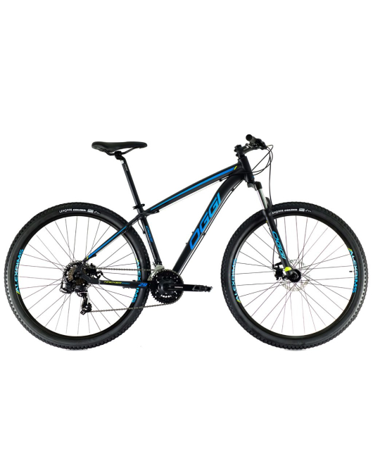 Bicicleta Oggi Hacker Sport 21v Preto e Azul