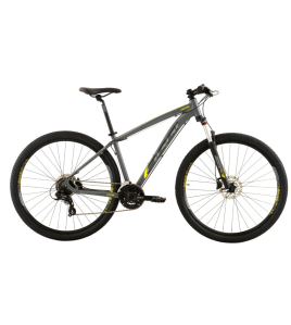 Bicicleta Oggi Hacker HDS Cinza/Amarelo