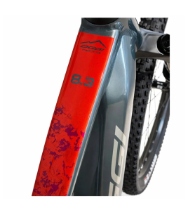 Bicicleta Elétrica Oggi Big Wheel 8.3 Cues 11v Cinza/Vermelho 2026