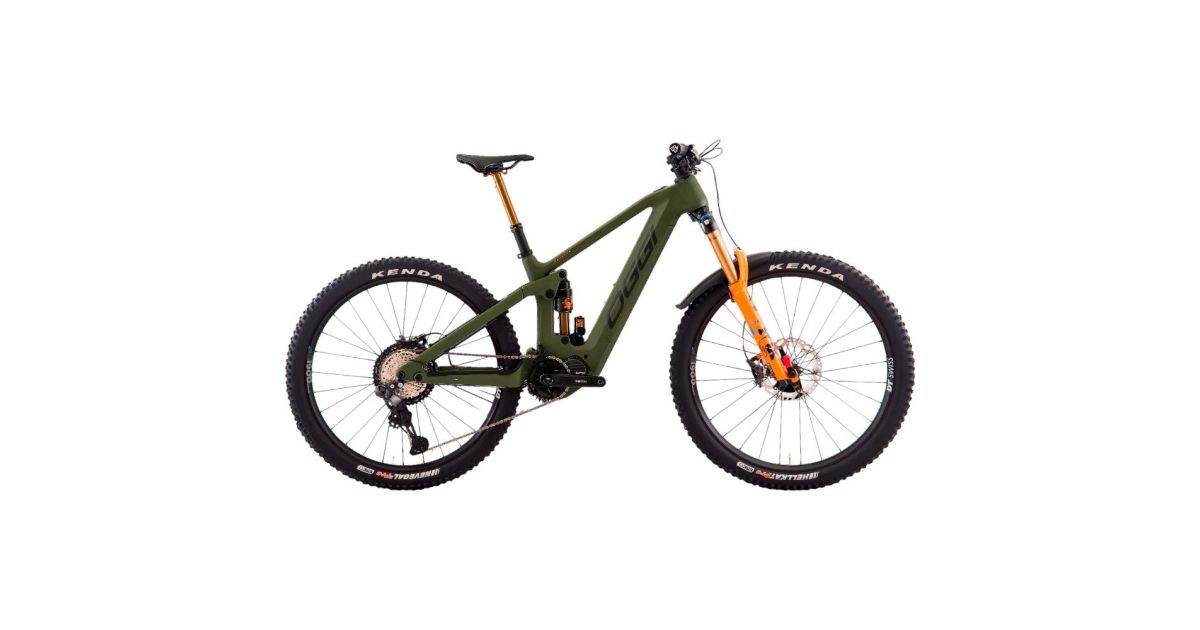 Bicicleta Elétrica Oggi Potenza Pro XT Di2 Verde