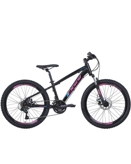 Bicicleta Oggi Hacker 24 Preto/Rosa