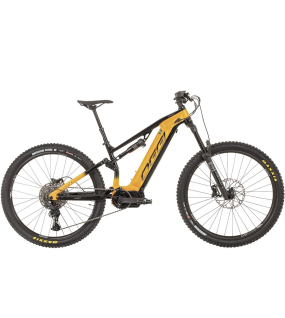 Bicicleta Full Suspension Elétrica Oggi Razzo Cues E-Bike Amarela