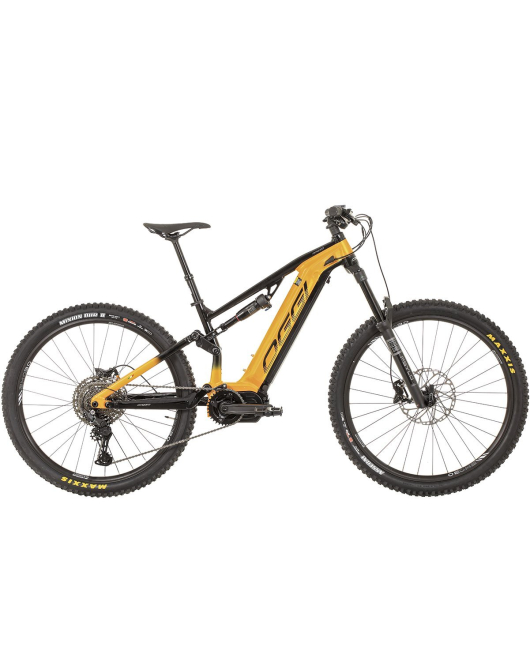 Bicicleta Full Suspension Elétrica Oggi Razzo Cues E-Bike Amarela