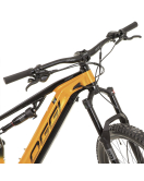 Bicicleta Full Suspension Elétrica Oggi Razzo Cues E-Bike Amarela