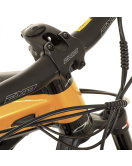 Bicicleta Full Suspension Elétrica Oggi Razzo Cues E-Bike Amarela