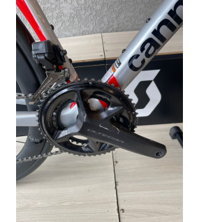 Bicicleta Cannondale Carbon – UlTEGRA R700- Prateado/Vermelho TAM L (56)