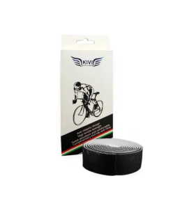 Fita De Guidão Speed Kivi Sexangle Em Pu Preta