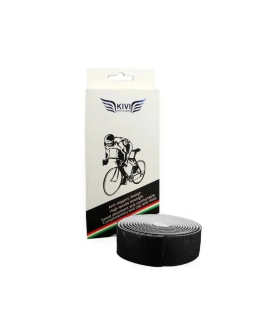 Fita De Guidão Speed Kivi Sexangle Em Pu Preta