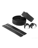 Fita De Guidão Speed Kivi Sexangle Em Pu Preta