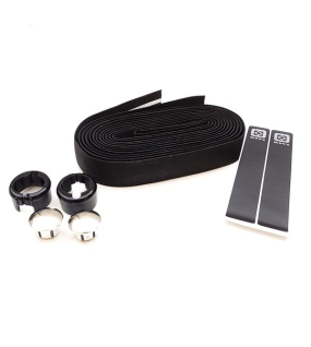 Fita De Guidão Speed Kivi Sexangle Em Pu Preta