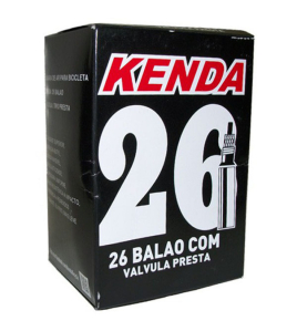 Câmara de Ar Kenda válvula presta Aro 26'' Câmara de Ar Kenda válvula presta Aro 26''