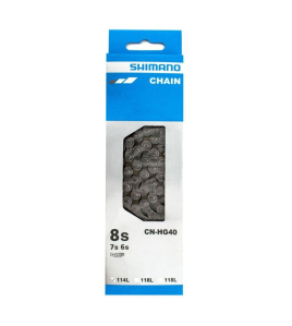 CORRENTE SHIMANO CN-HG40 6/7/8 VELOCIDADES CORRENTE SHIMANO CN-HG40 6/7/8 VELOCIDADES