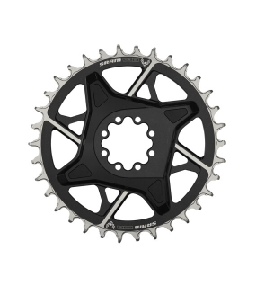 Coroa SRAM X0 T-Type Eagle D1 34D 3mm Offset 12v Direct Mount (8 furos) 