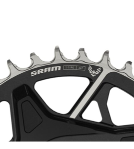Coroa SRAM X0 T-Type Eagle D1 34D 3mm Offset 12v Direct Mount (8 furos) 