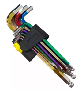 Kit Jogo Chave Allen Absolute Cores 9 Peças