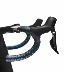 Fita de Guidão Supacaz Preto com Oil Slick Bt-132