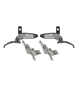 Par Freios Sram Level Ultimate Stealth 4 Pistões Cromo