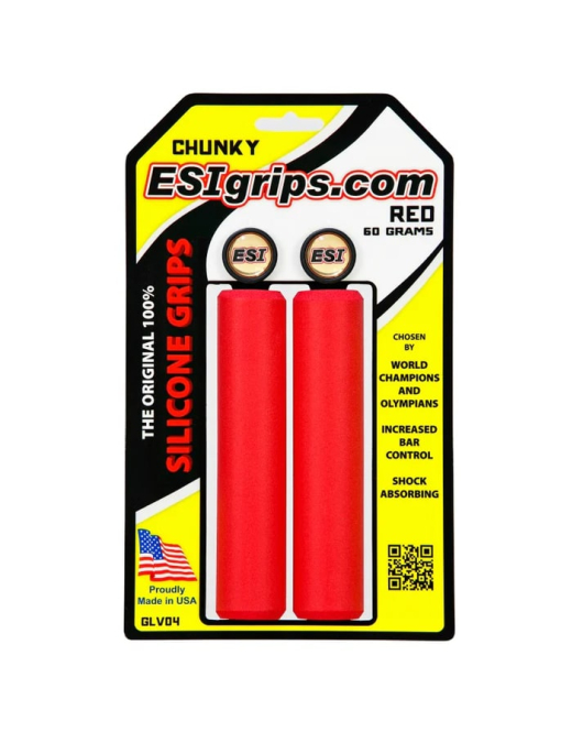 Manopla ESI Grips Chunky Vermelho