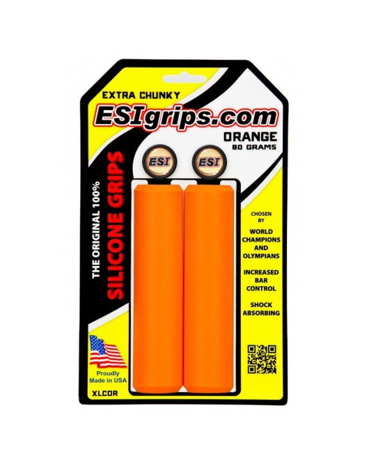 Manopla ESI Grips Extra Chunky Laranja