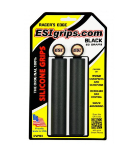 Manopla ESI Grips Racer's Edge Preta Manopla ESI Grips Racer's Edge Preta