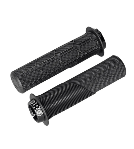 Manopla Shimano PRO Lock On Trail com Flange Manopla Shimano PRO Lock On Trail com Flange